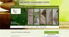 Desktop Screenshot of growingyoungerclinic.com
